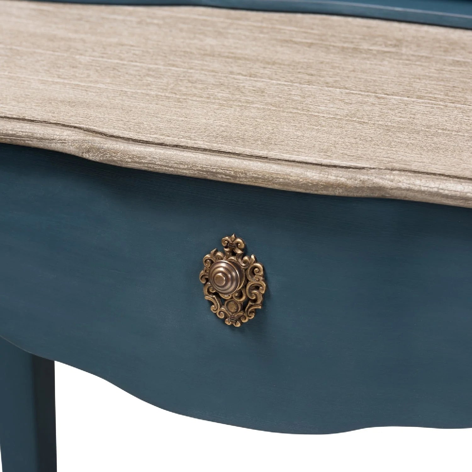 Luxury Wooden French Modern Writing Desk European Style for Villa