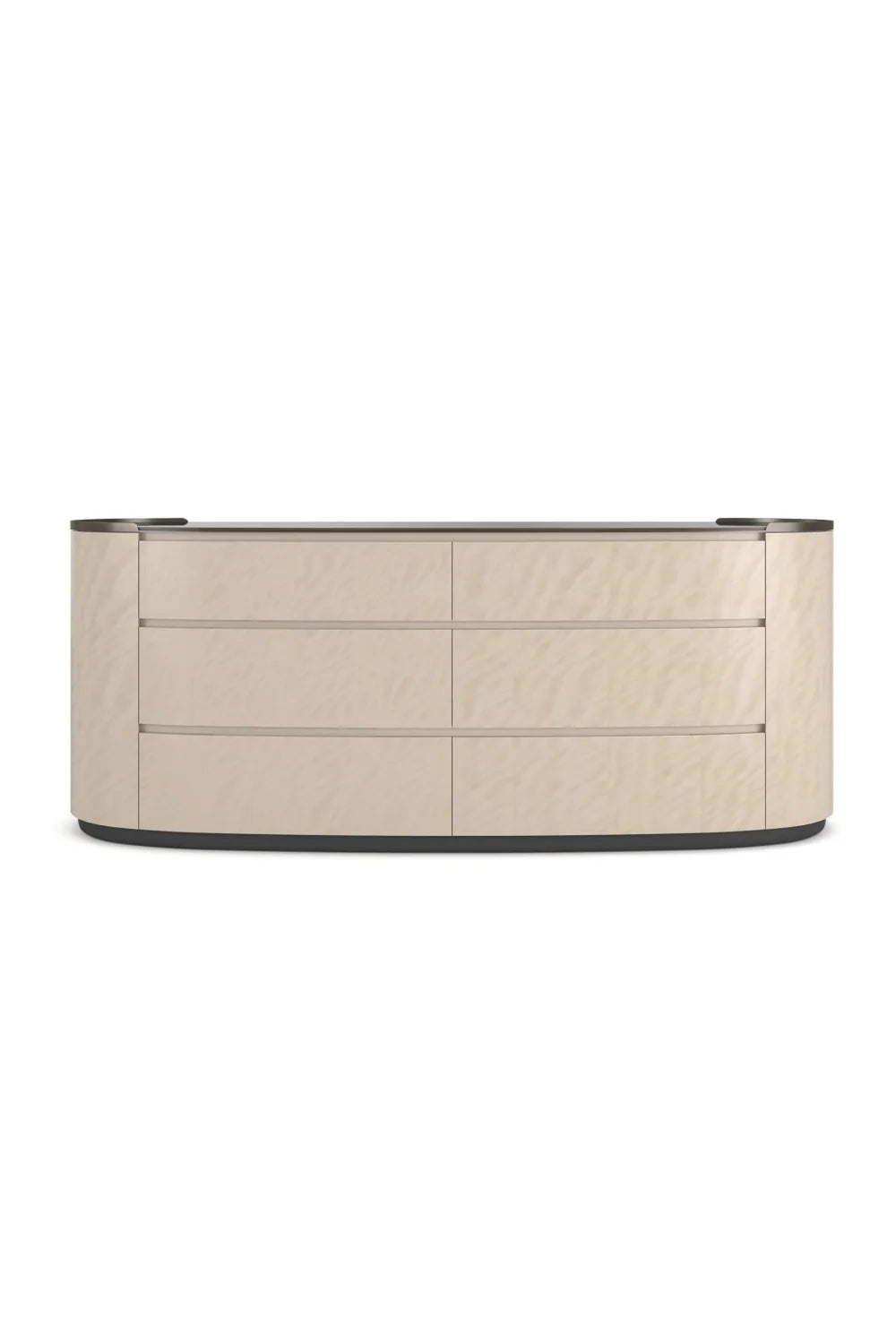 Luxury Wooden Modern 6-Drawer Dresser European Style for Villa