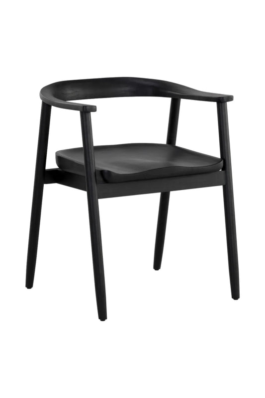 Luxury Wooden Modern Dining Armchair European Style for Villa