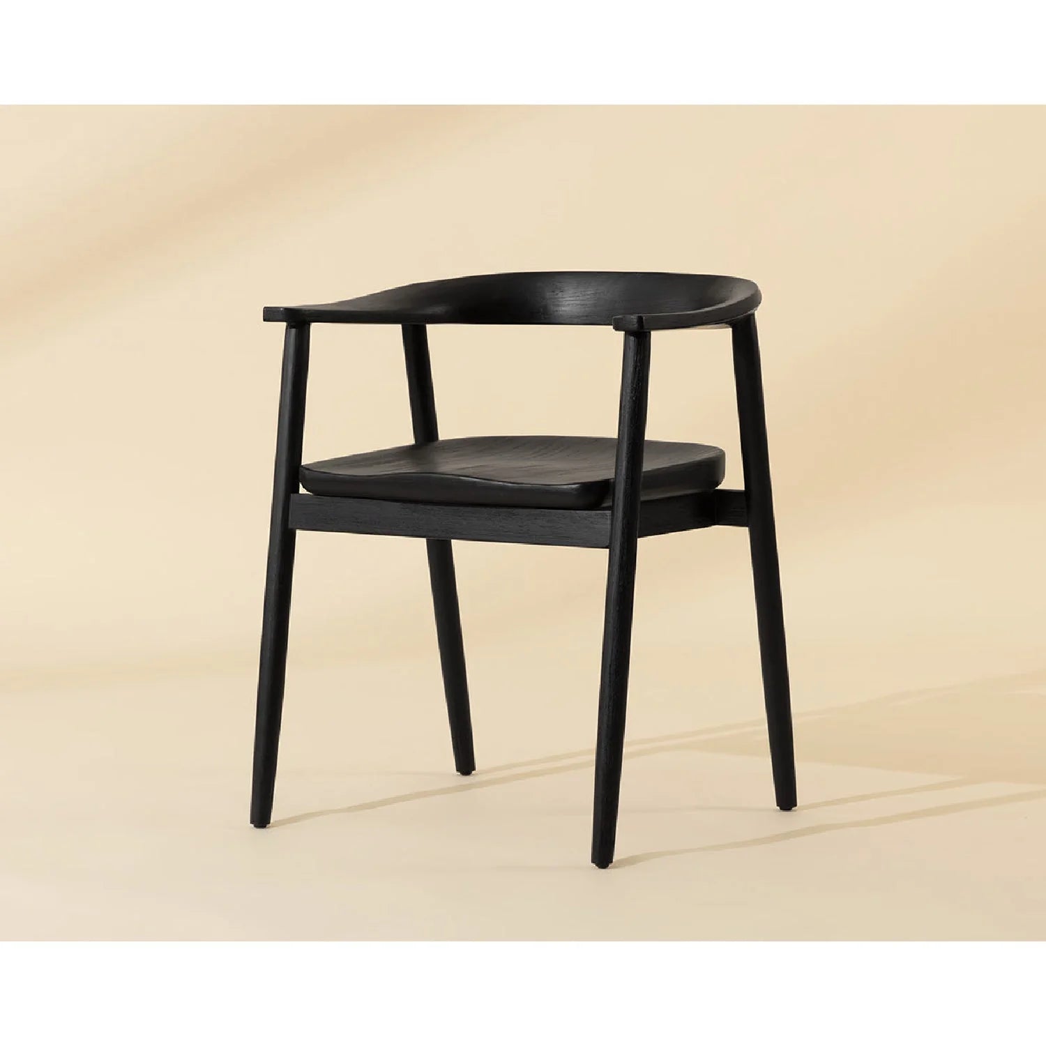 Luxury Wooden Modern Dining Armchair European Style for Villa