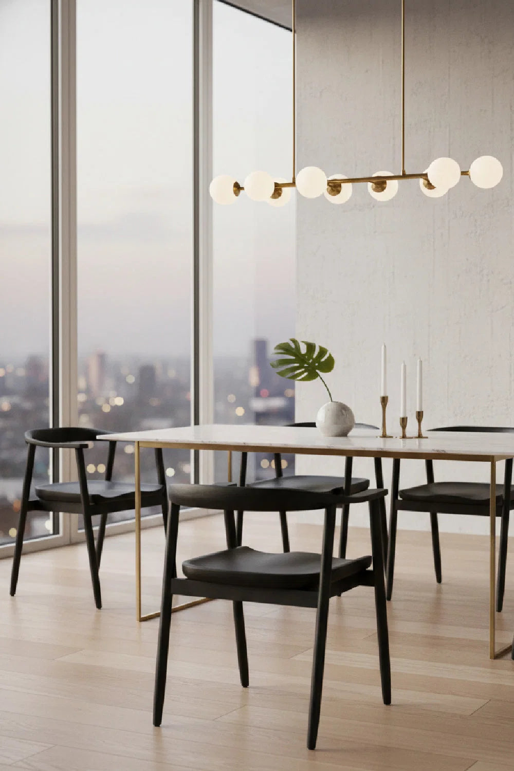 Luxury Wooden Modern Dining Armchair European Style for Villa