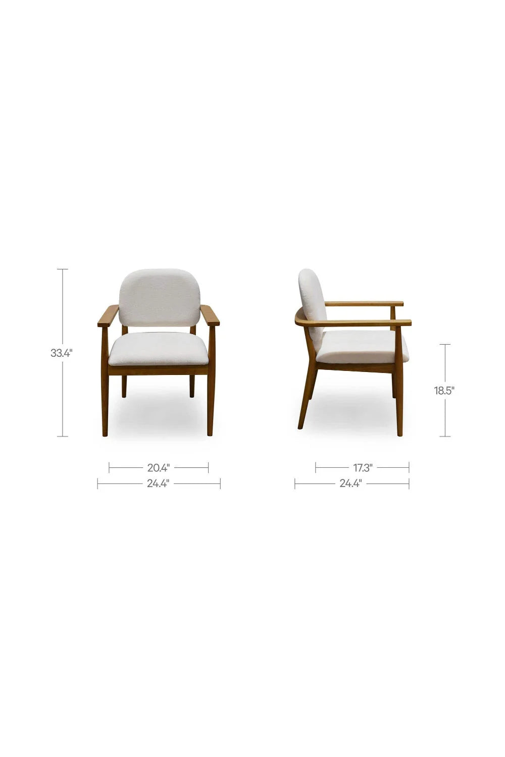 Luxury Wooden Modern Dining Chair European Style for Villa