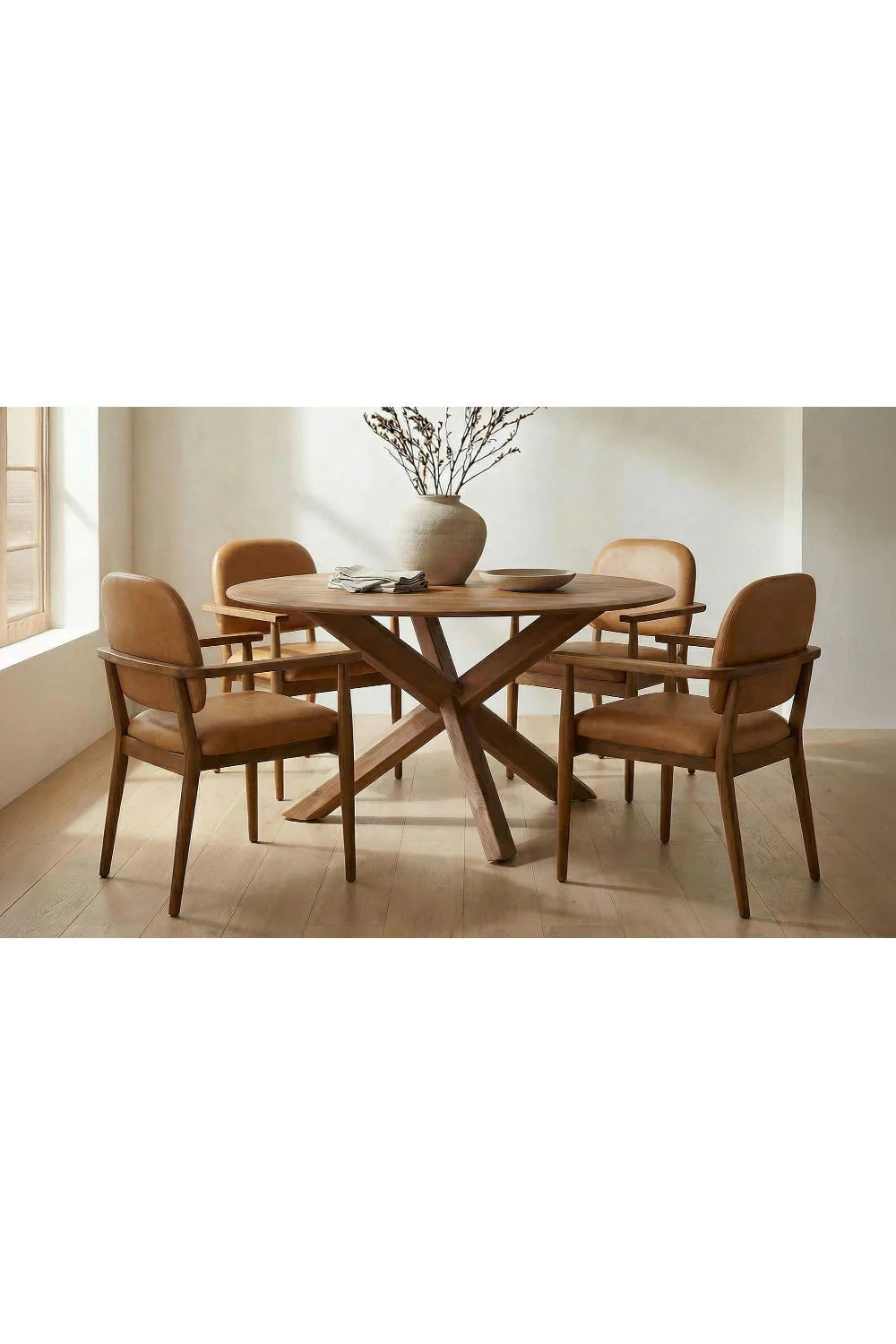 Luxury Wooden Modern Dining Chair European Style for Villa
