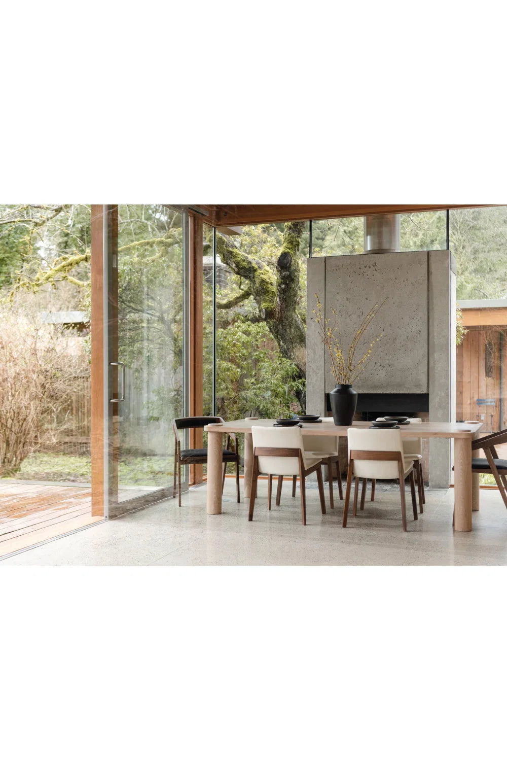 Luxury Wooden Modern Dining Chair European Style for Villa