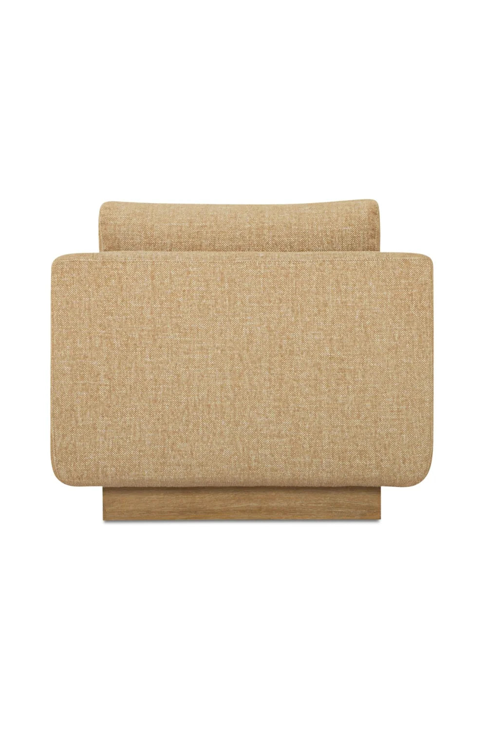 Luxury Wooden Plinth Lounge Chair Modern Italian Style for Villa