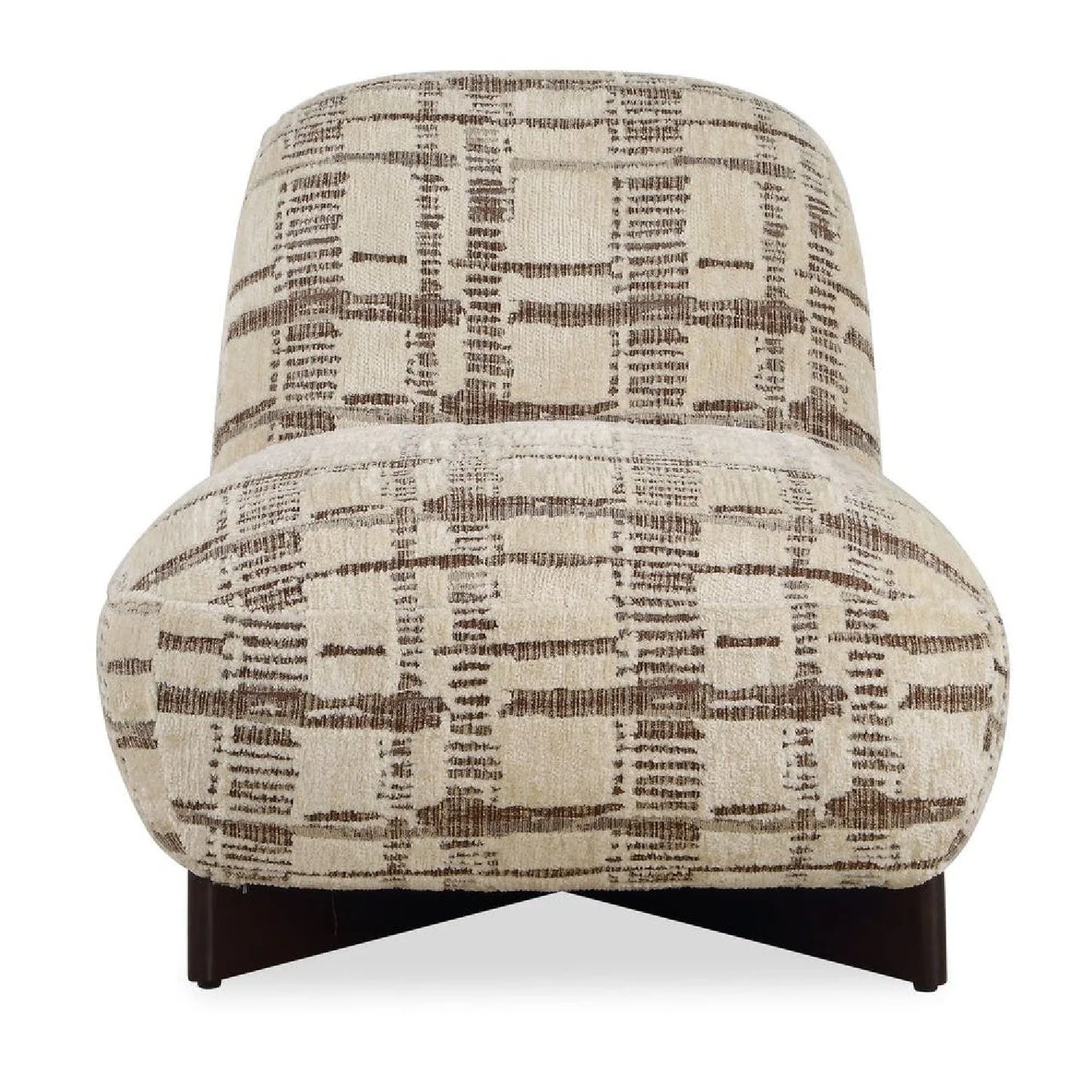 Luxury Woven Chenille Accent Chair European Style for Villa