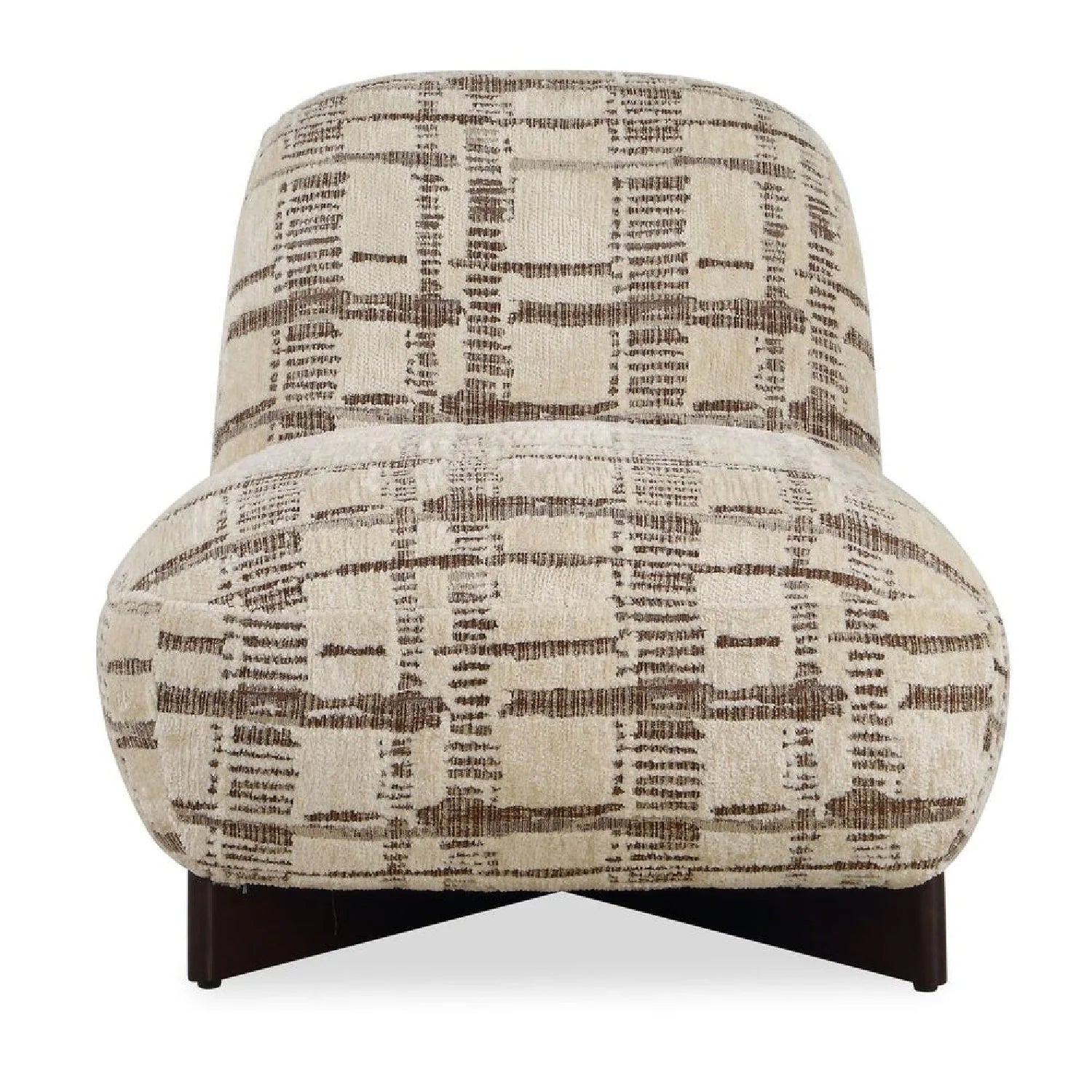 Luxury Woven Chenille Accent Chair European Style for Villa