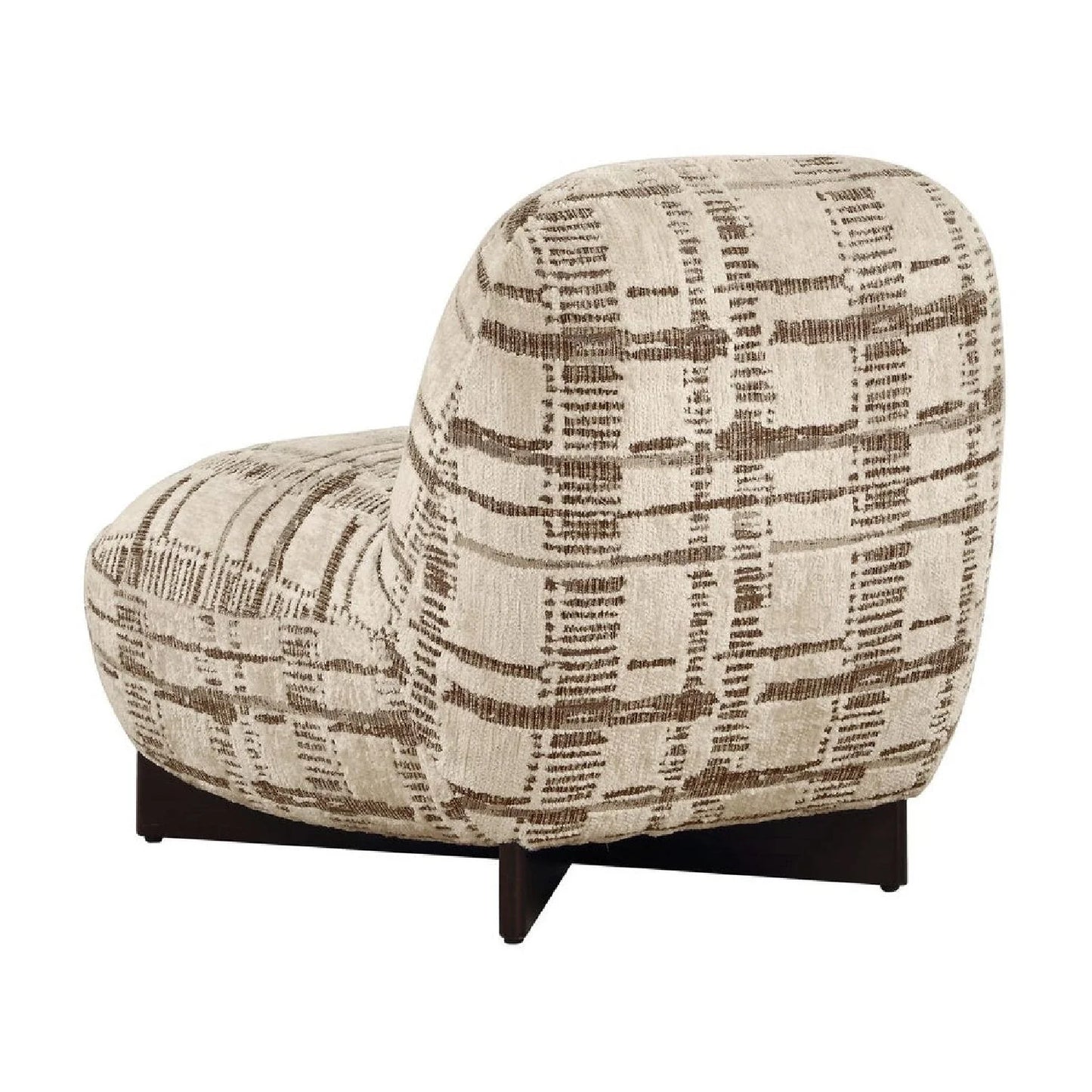 Luxury Woven Chenille Accent Chair European Style for Villa