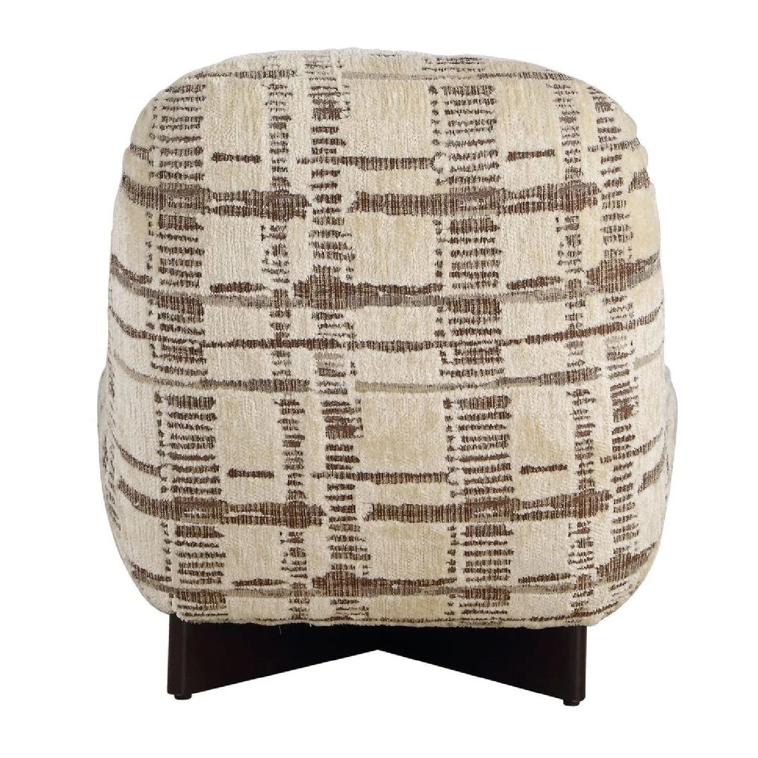 Luxury Woven Chenille Accent Chair European Style for Villa