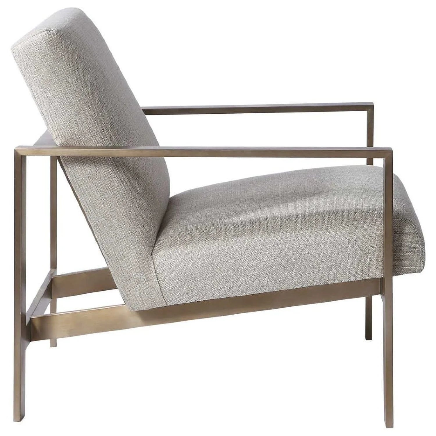 Luxury Woven Fabric Accent Chair Modern Italian Style for Villa