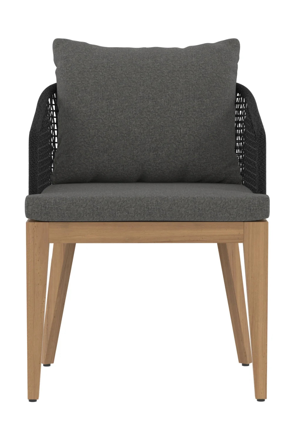 Luxury Woven Fabric Dining Chair European Style for Villa