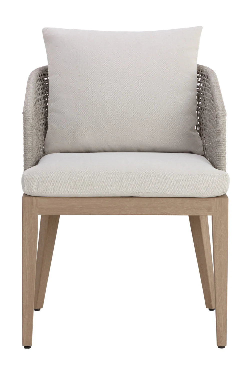 Luxury Woven Fabric Dining Chair European Style for Villa