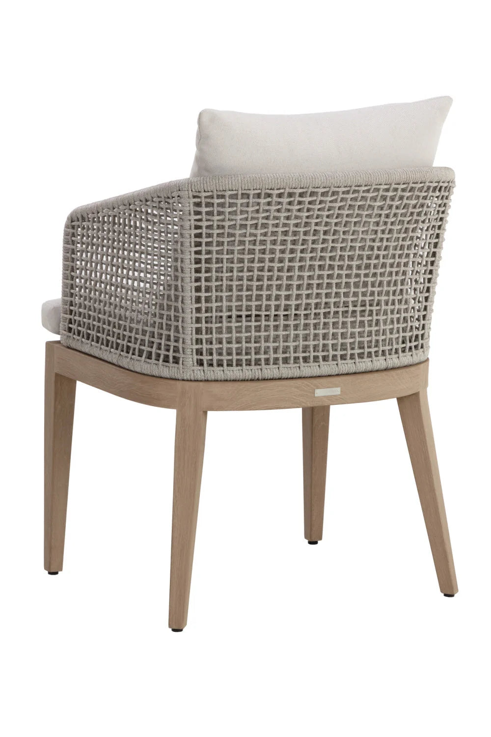Luxury Woven Fabric Dining Chair European Style for Villa