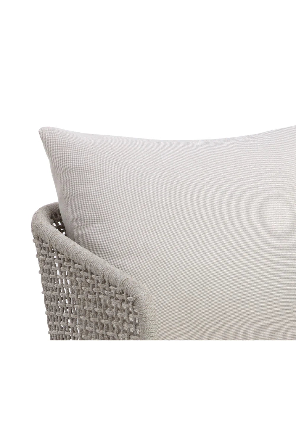 Luxury Woven Fabric Dining Chair European Style for Villa