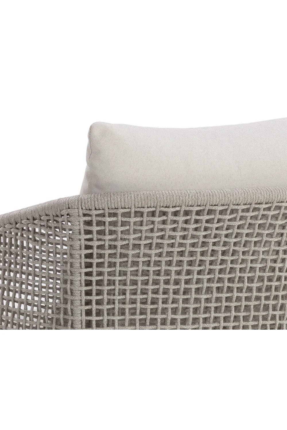 Luxury Woven Fabric Dining Chair European Style for Villa