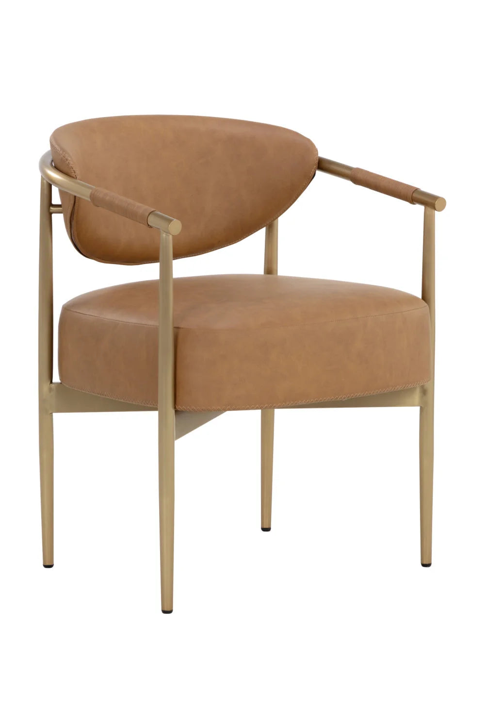 Luxury Woven Modern Dining Armchair European Style for Villa