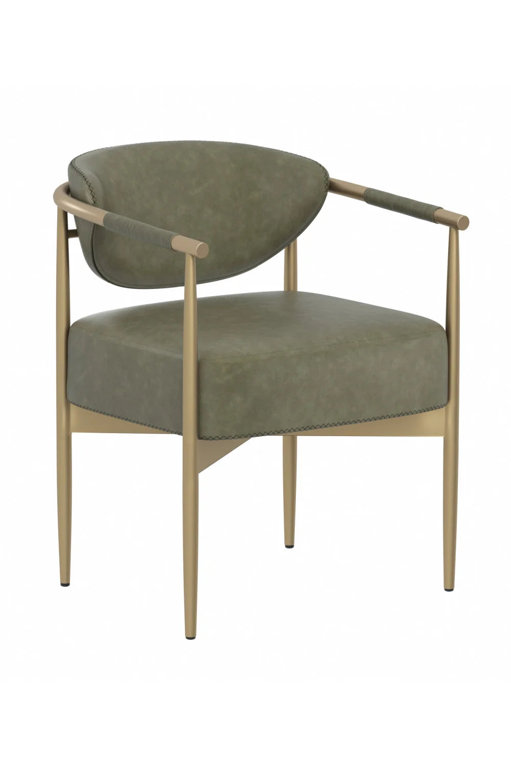 Luxury Woven Modern Dining Armchair European Style for Villa