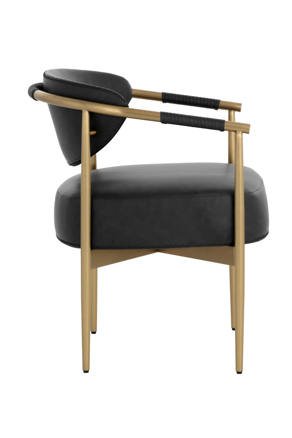 Luxury Woven Modern Dining Armchair European Style for Villa