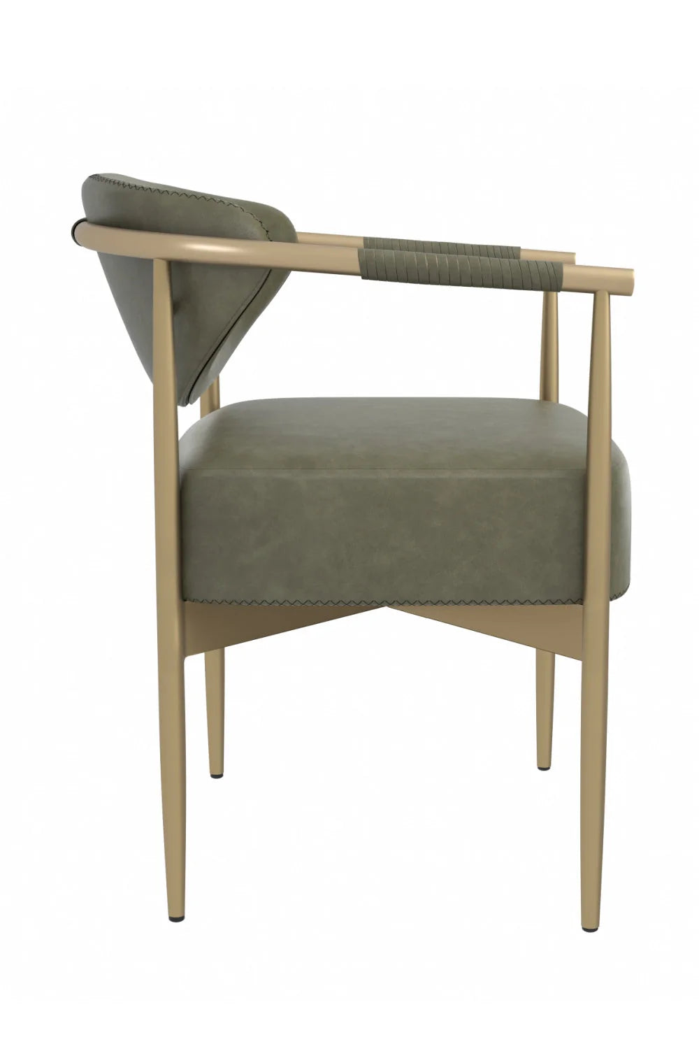 Luxury Woven Modern Dining Armchair European Style for Villa