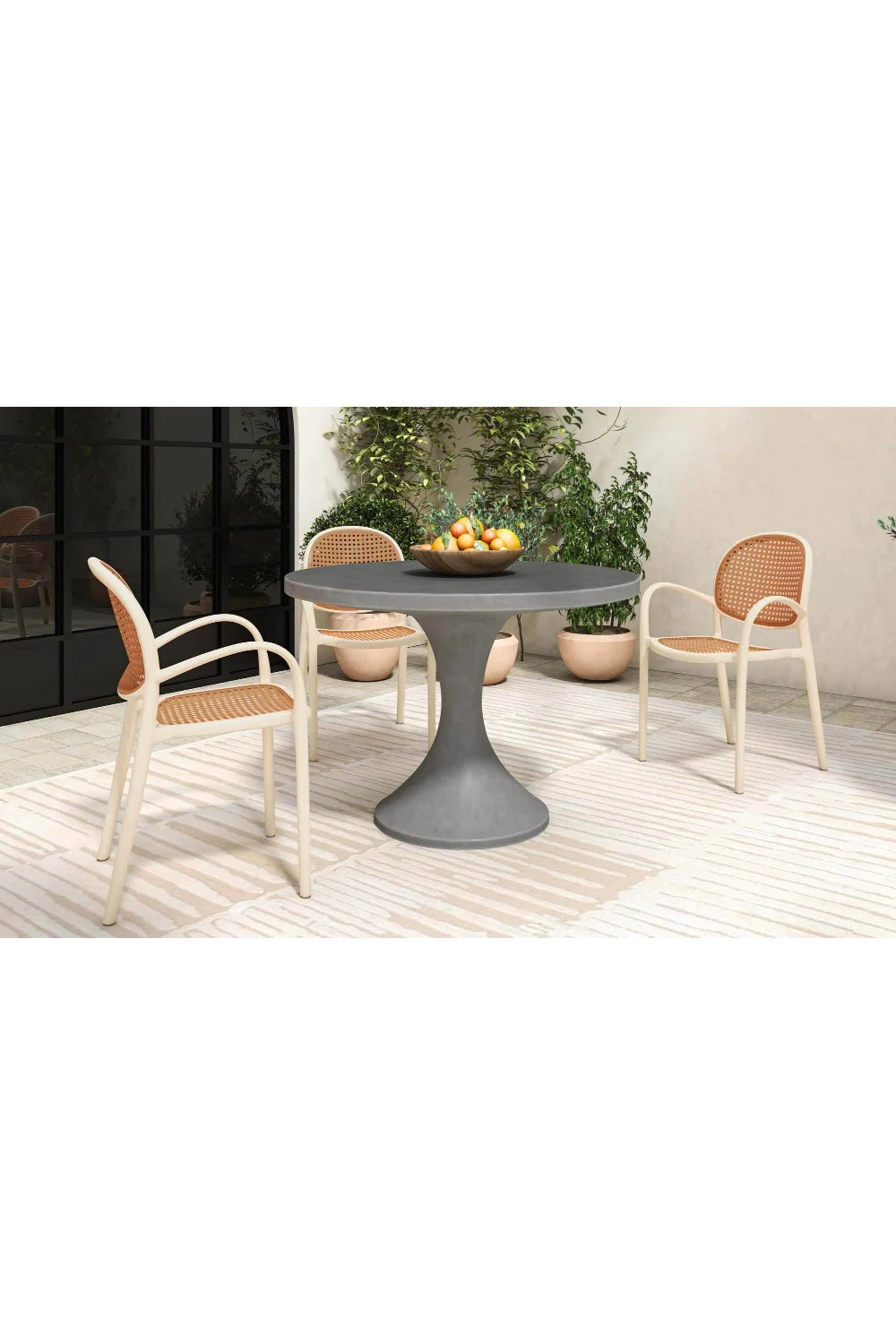 Luxury Woven Modern Dining Chair European Style for Villa
