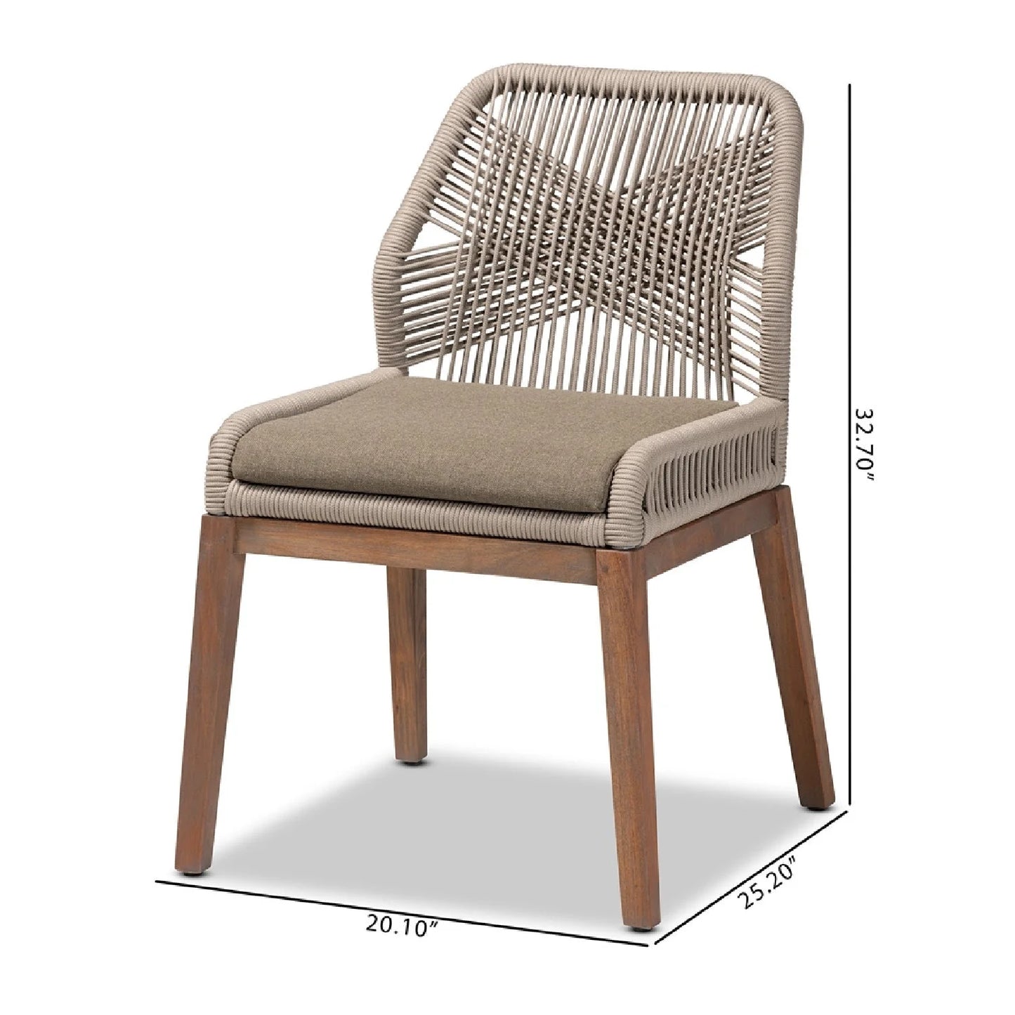 Luxury Woven Modern Dining Chair European Style for Villa