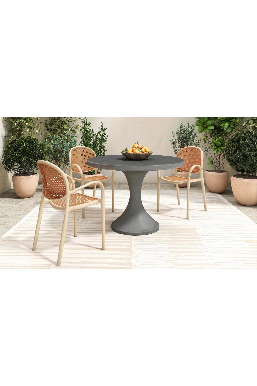 Luxury Woven Modern Dining Chair European Style for Villa