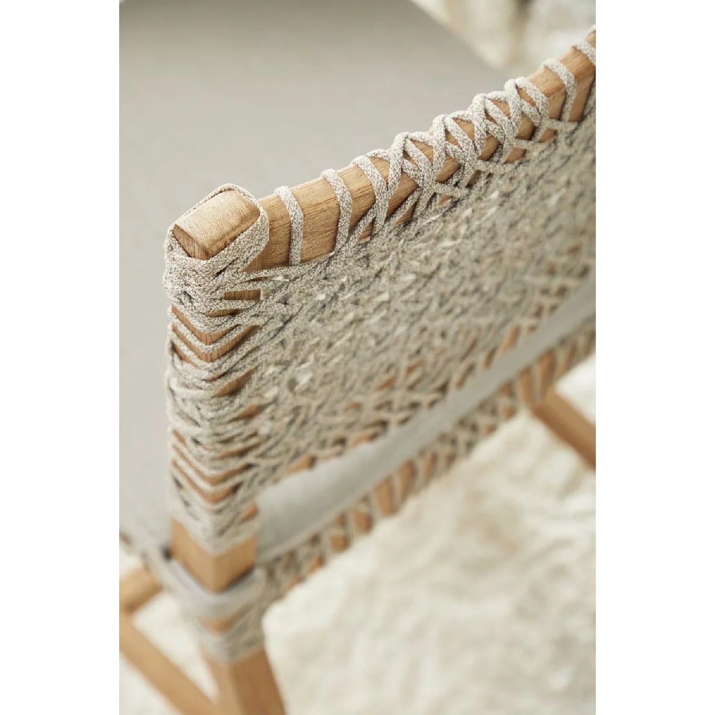 Luxury Woven Modern Dining Chair European Style for Villa