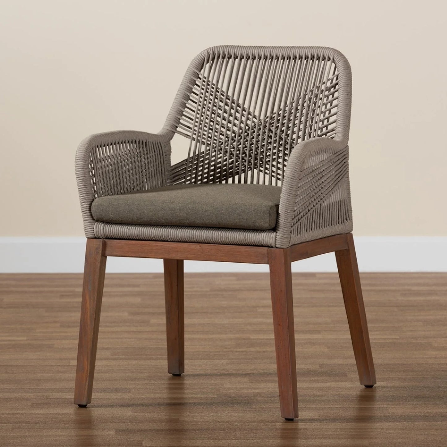 Luxury Woven Modern Dining Chair European Style for Villa