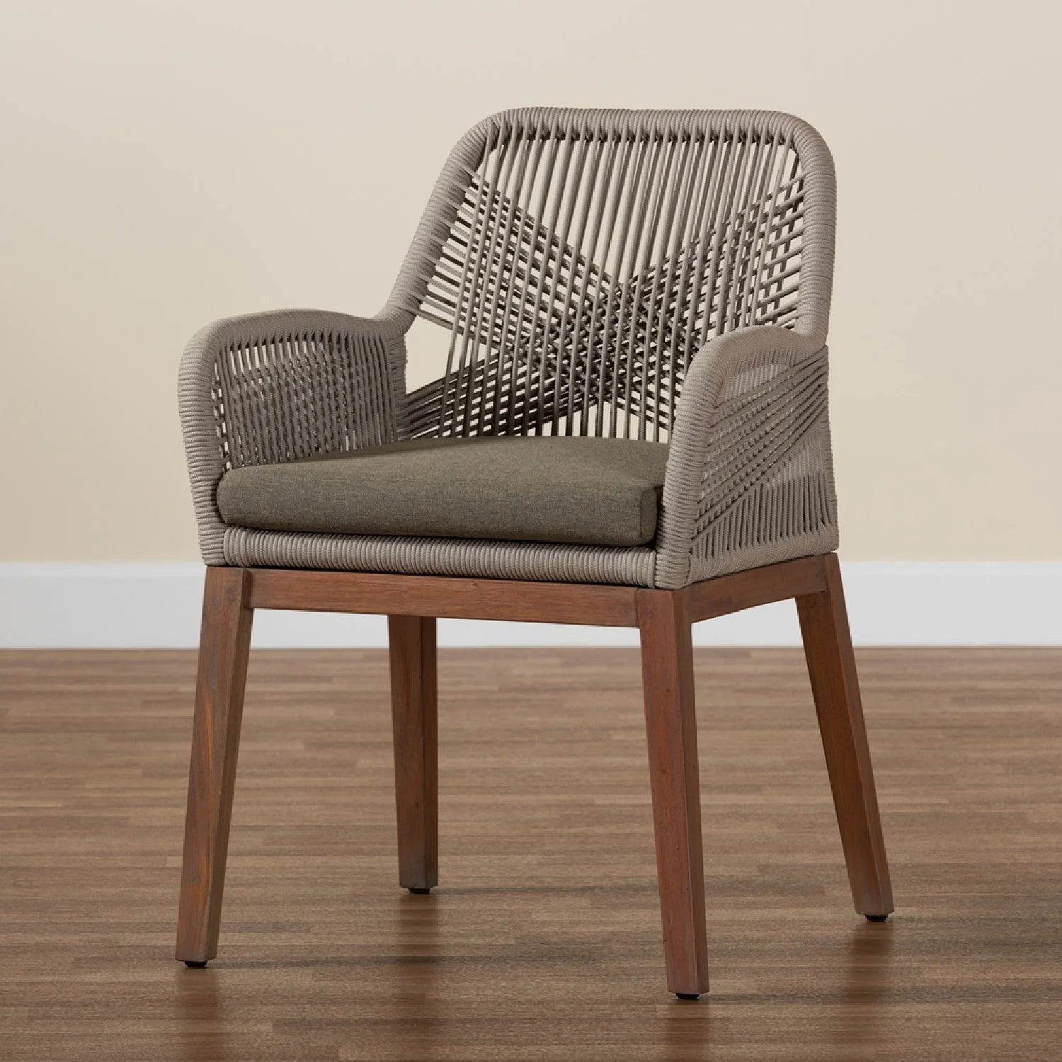 Luxury Woven Modern Dining Chair European Style for Villa