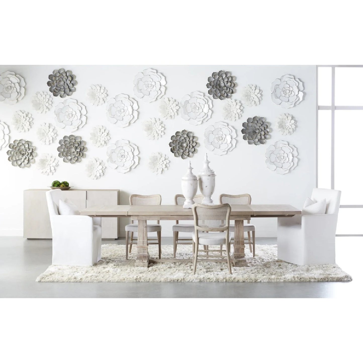 Luxury Woven Modern Dining Chair European Style for Villa