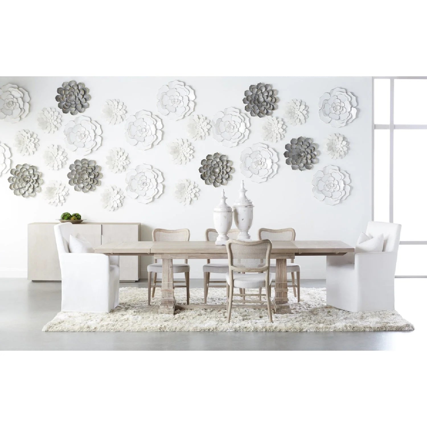 Luxury Woven Modern Dining Chair European Style for Villa