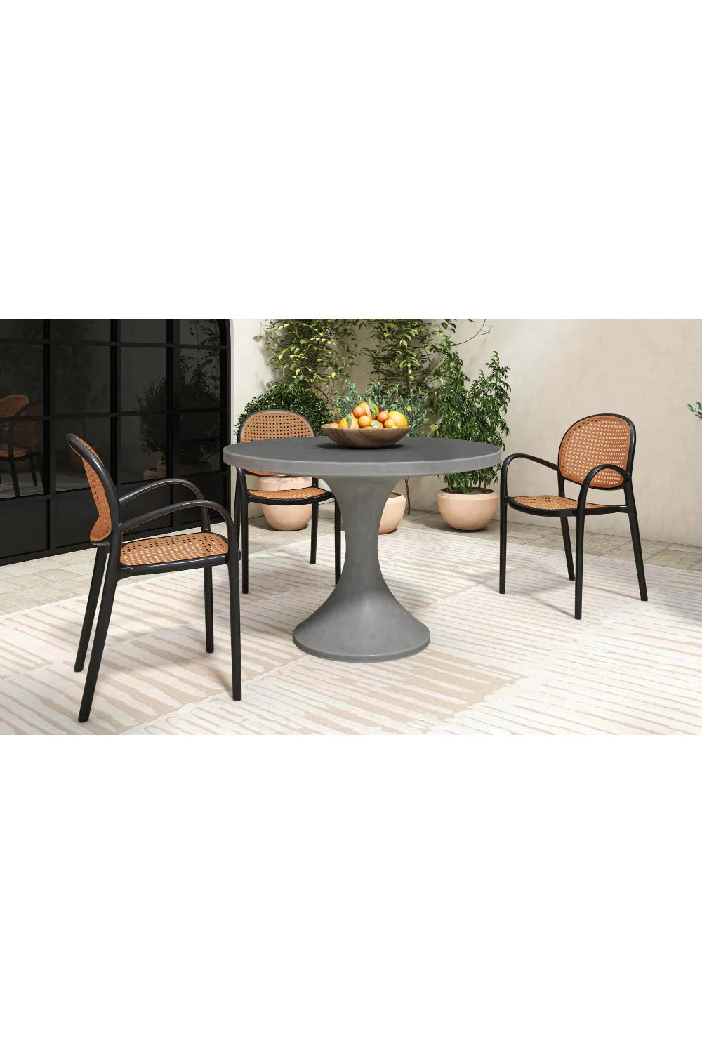 Luxury Woven Modern Dining Chair European Style for Villa