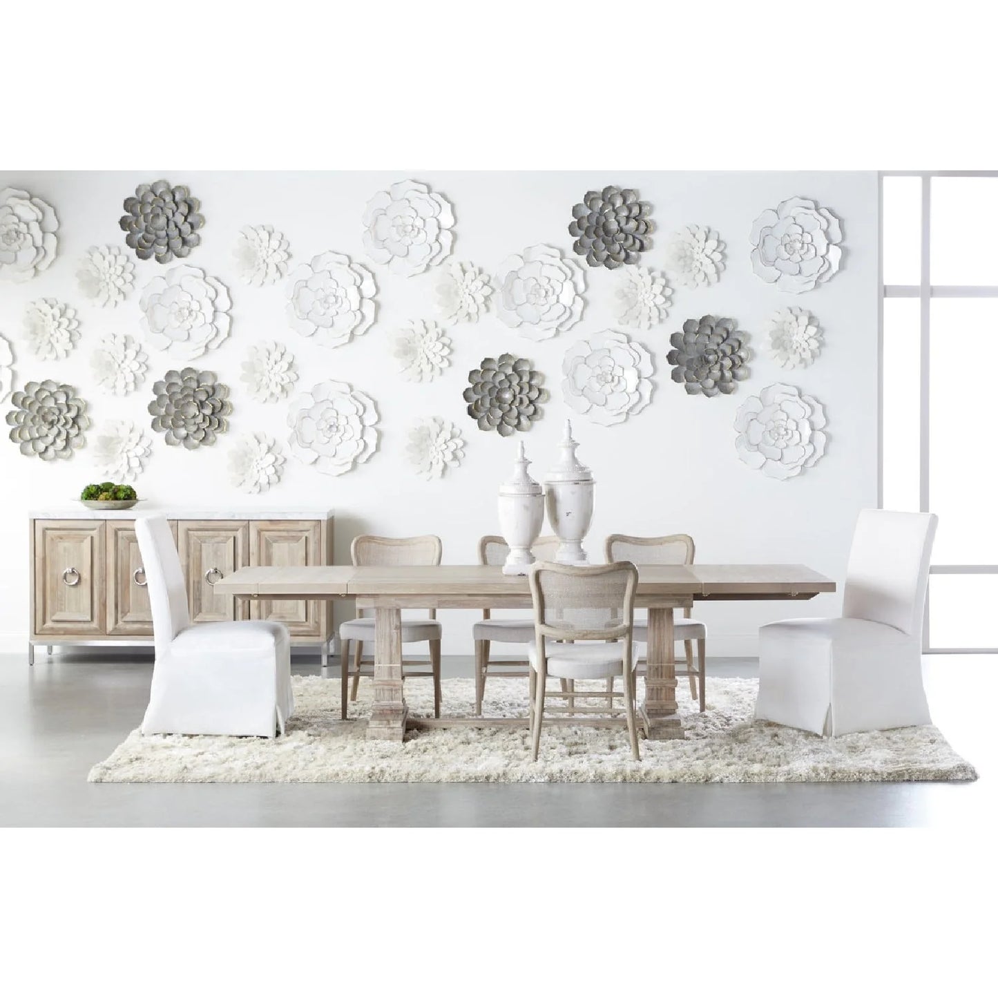 Luxury Woven Modern Dining Chair European Style for Villa