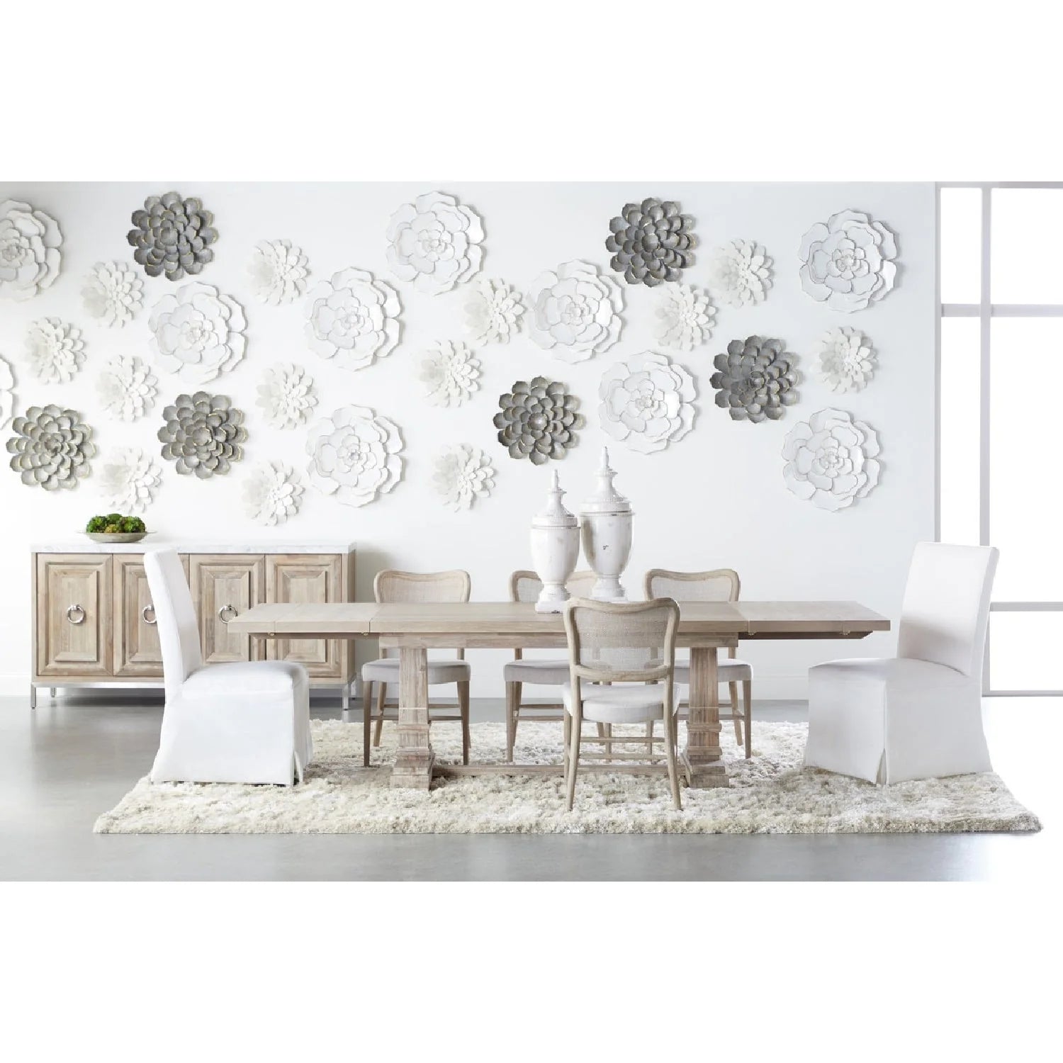 Luxury Woven Modern Dining Chair European Style for Villa