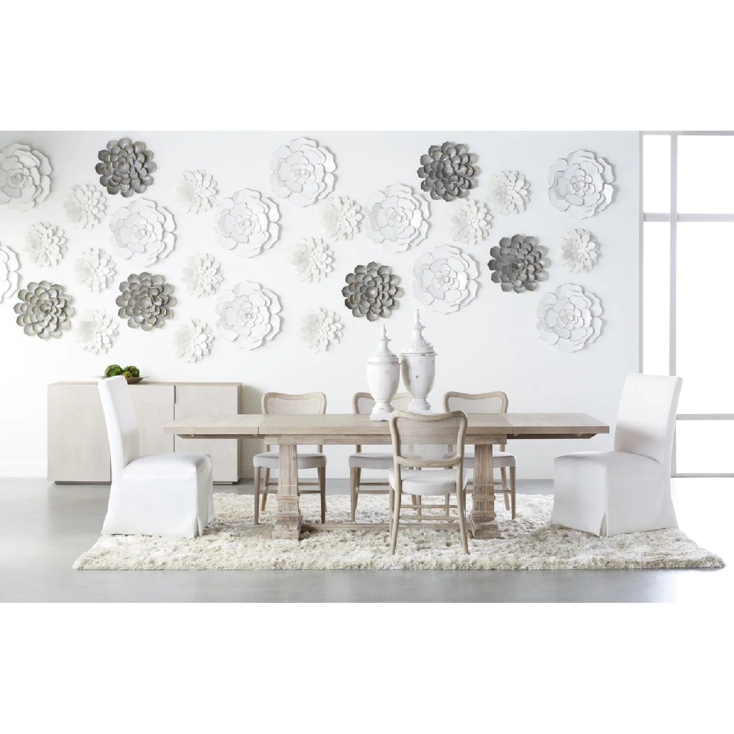 Luxury Woven Modern Dining Chair European Style for Villa