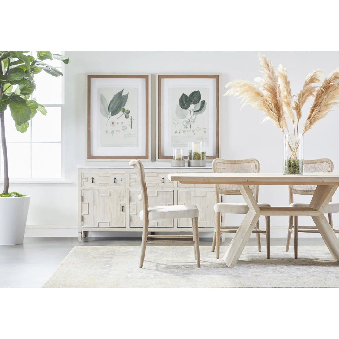 Luxury Woven Modern Dining Chair European Style for Villa