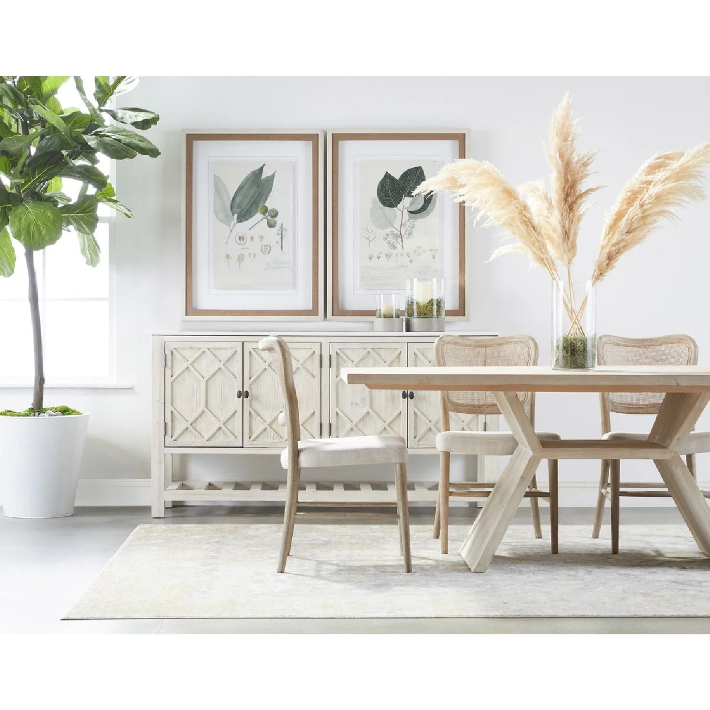 Luxury Woven Modern Dining Chair European Style for Villa