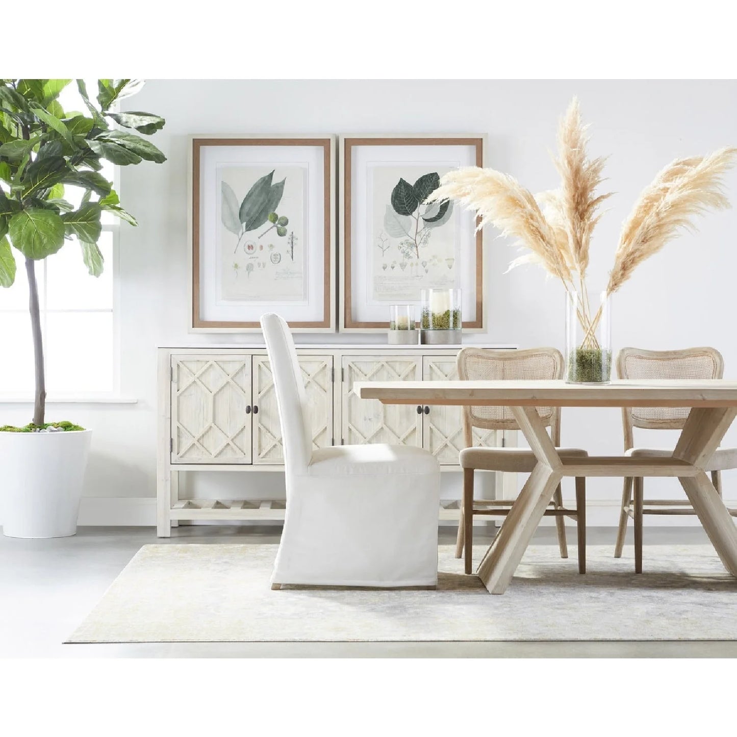 Luxury Woven Modern Dining Chair European Style for Villa