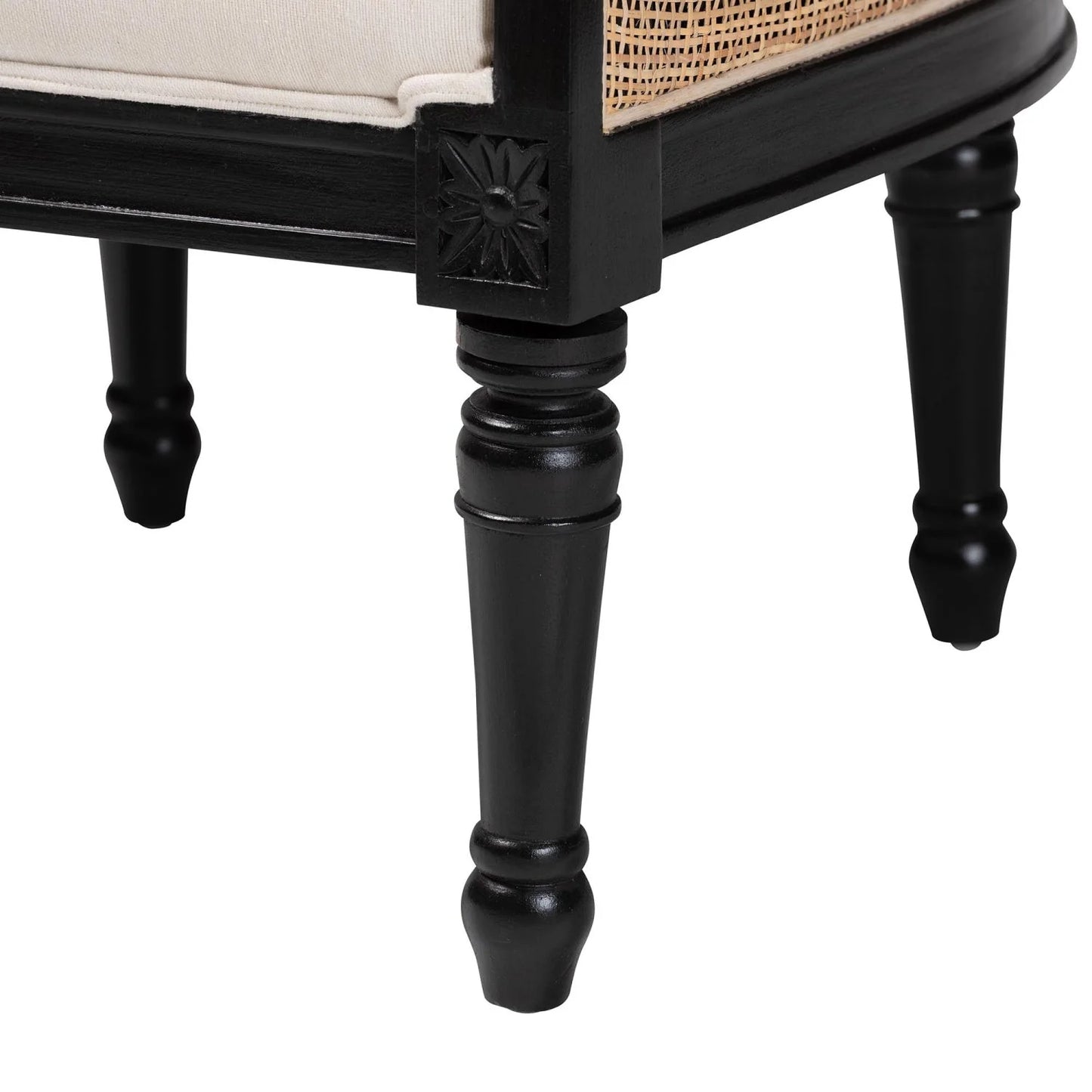 Luxury Woven Rattan Accent Chair Modern Italian Style for Villa