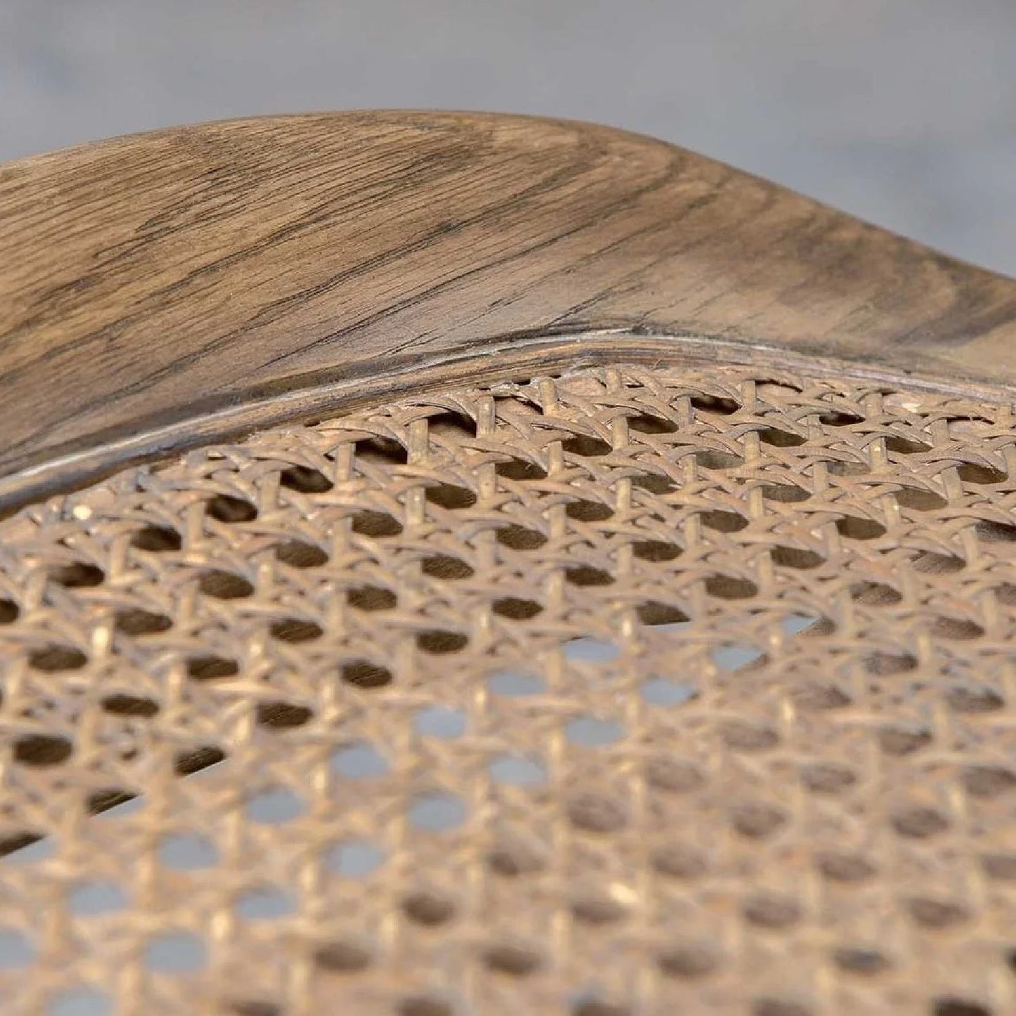 Luxury Woven Rattan Bench European Style for Villa