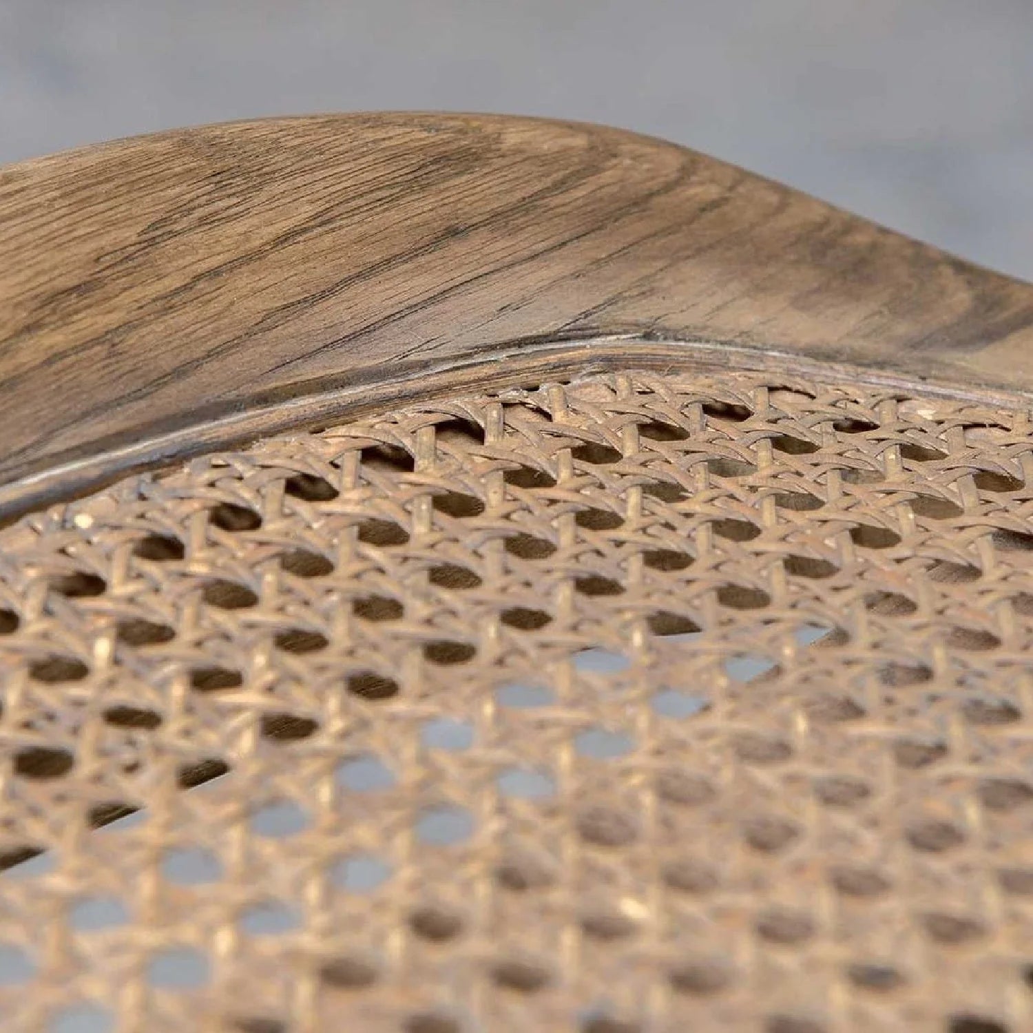 Luxury Woven Rattan Bench European Style for Villa