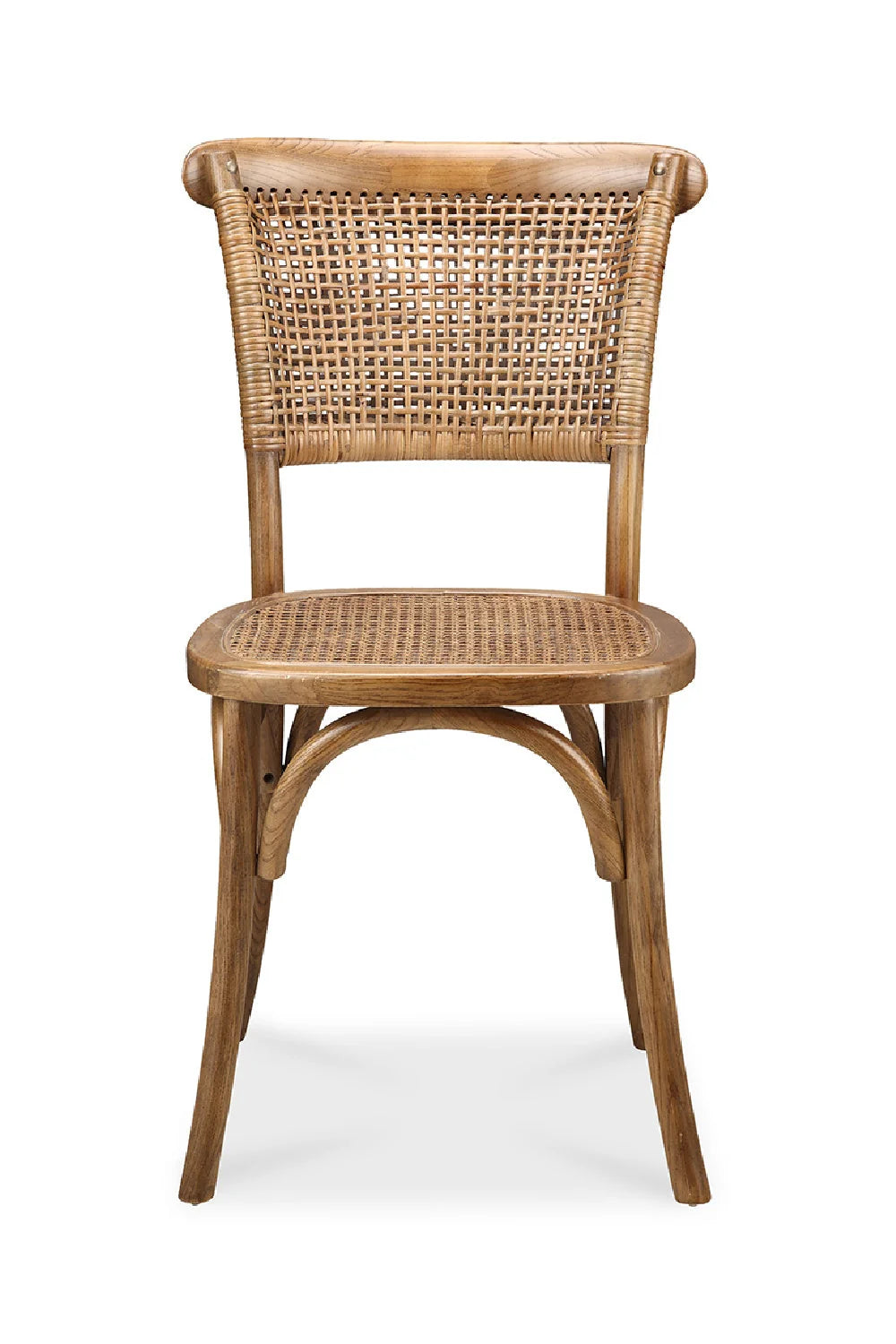 Luxury Woven Rattan Modern Dining Chair European Style for Villa
