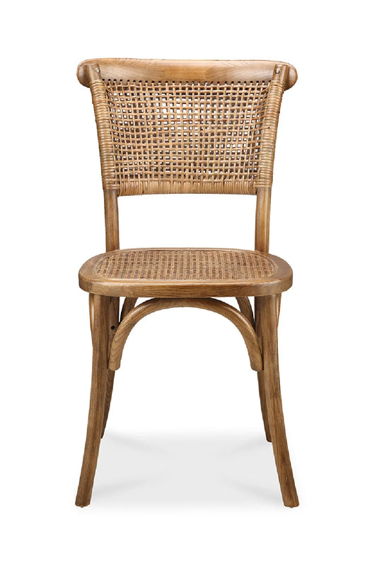 Luxury Woven Rattan Modern Dining Chair European Style for Villa