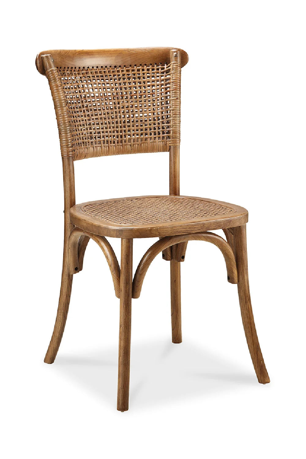 Luxury Woven Rattan Modern Dining Chair European Style for Villa