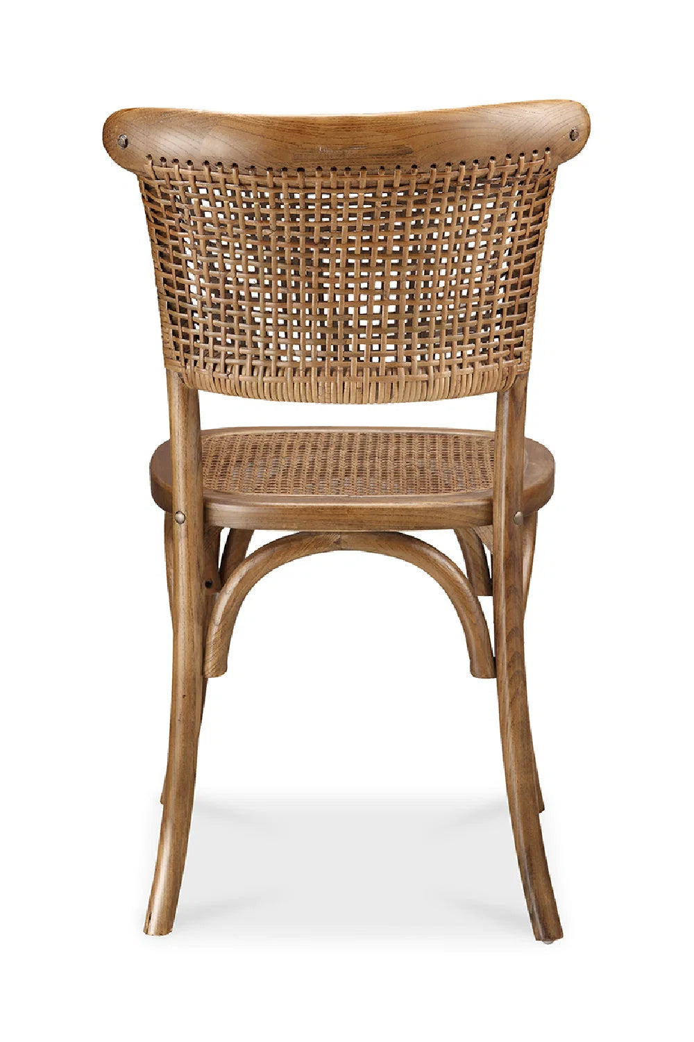Luxury Woven Rattan Modern Dining Chair European Style for Villa