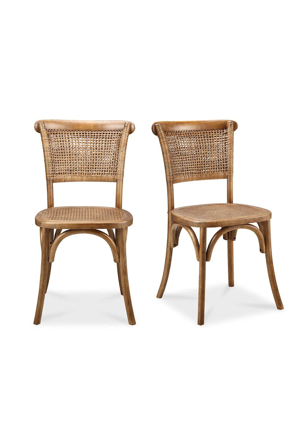 Luxury Woven Rattan Modern Dining Chair European Style for Villa