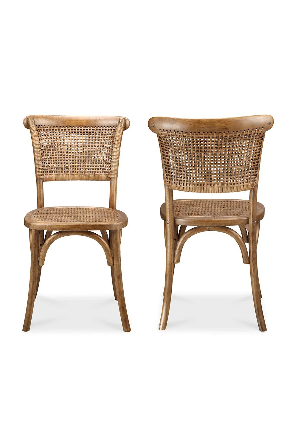 Luxury Woven Rattan Modern Dining Chair European Style for Villa