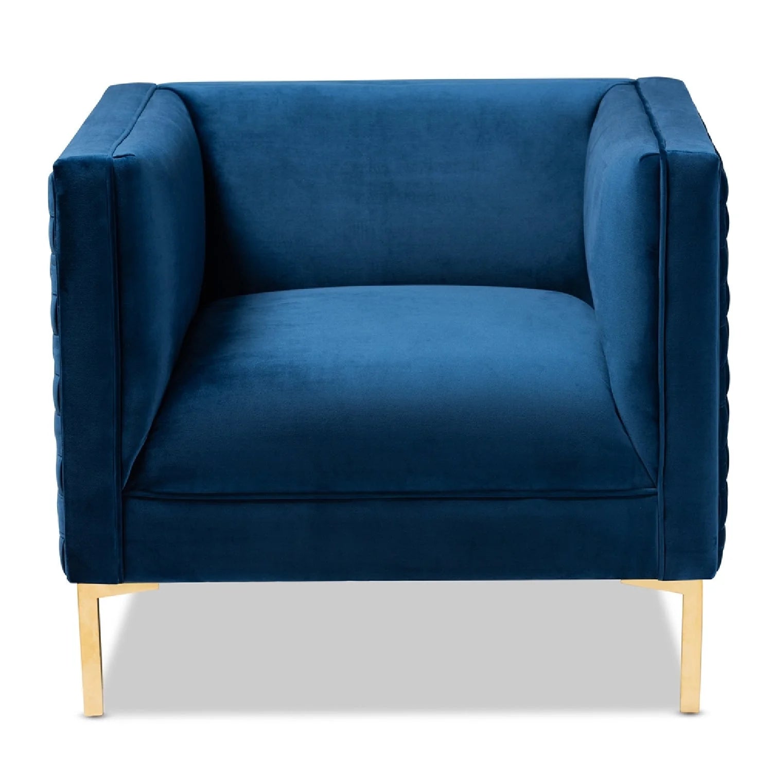 Luxury Woven Velvet Lounge Chair Modern Italian Style for Villa