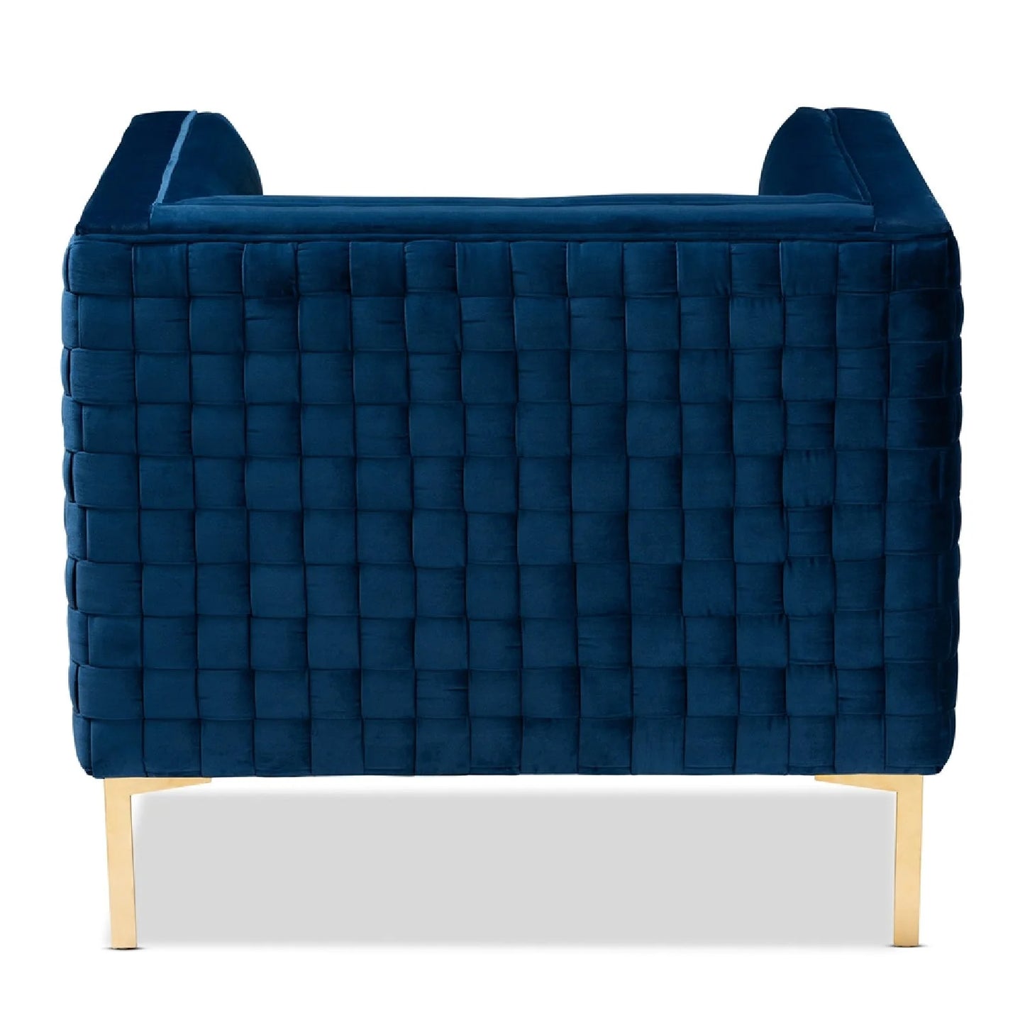 Luxury Woven Velvet Lounge Chair Modern Italian Style for Villa