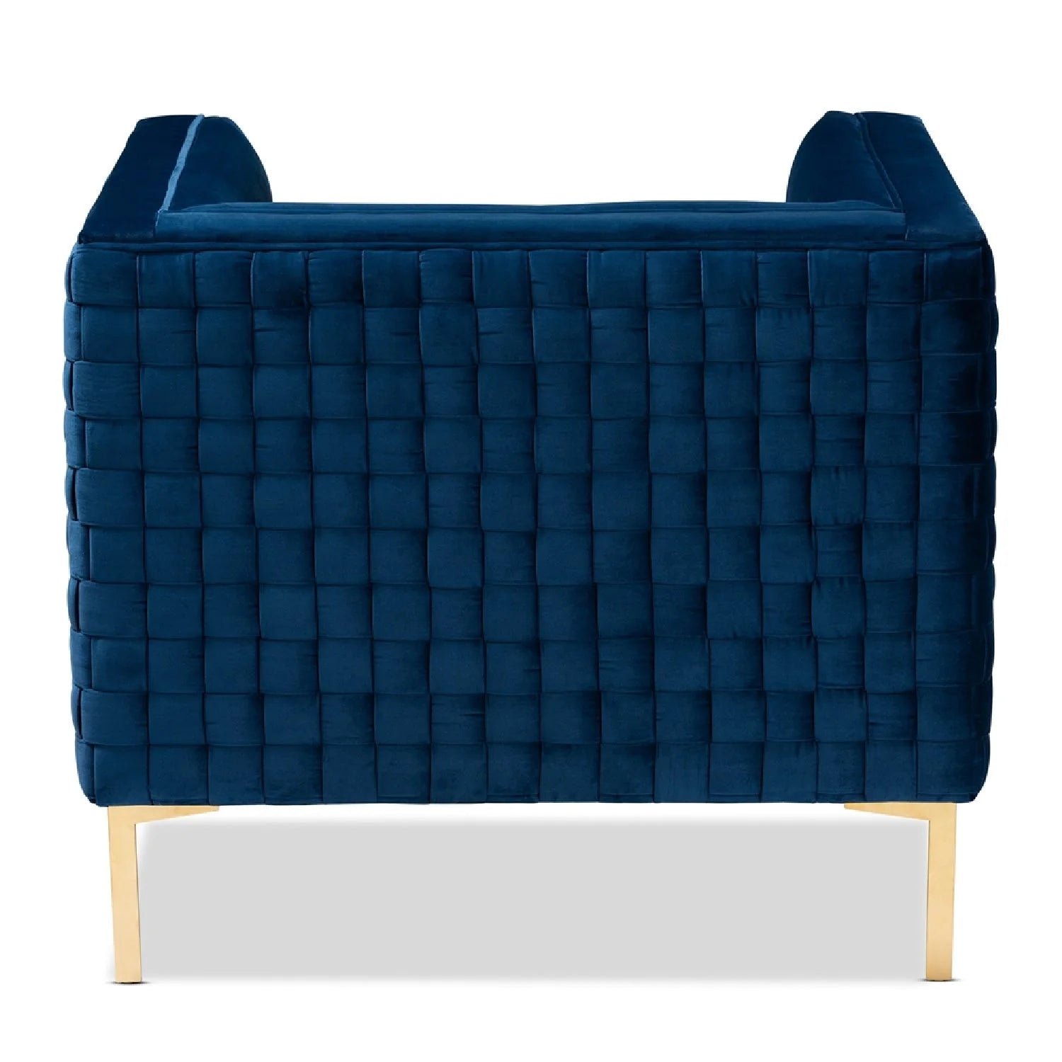 Luxury Woven Velvet Lounge Chair Modern Italian Style for Villa